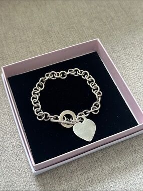 Sterling silver Tiffany inspired bracelet
